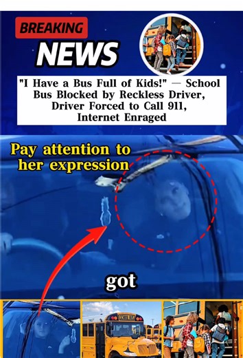 "I Have a Bus Full of Kids!" — School Bus Blocked by Reckless Driver, ... | bus driver