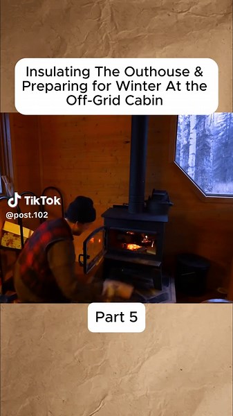Insulating The Outhouse & Preparing for Winter At the Off-Grid Cabin #alaska #camping