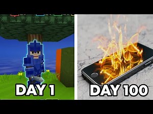 i Spent 100 Days in Blockman Go (Gone WRONG 😢)