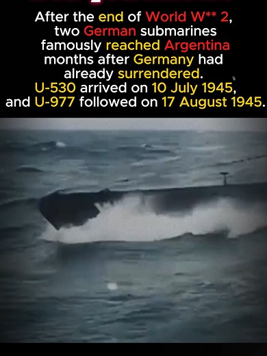 German Submarines in Argentina During World War II