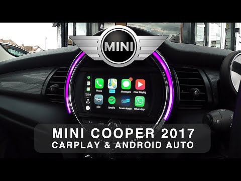 Mini Cooper 2017 Wireless Carplay & Android Auto Integration On Original Screen With Phone Mirroring