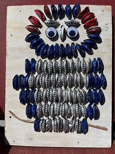 Owl Beer Cap Art - Etsy