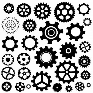 Gears Svg Bundle, Gears Clipart for Cricut, Gear Shapes Silhouette, Metal Gear Vector, Gears Designs, Gears Cut Files. - Etsy