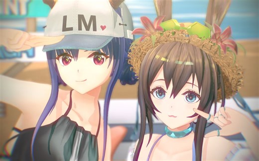 【明日方舟MMD/阿米娅vs陈】Communication【模型配布】