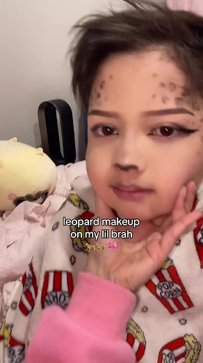 he devoured i fear 🐆#leopardprint #glamour #leopardmakeup