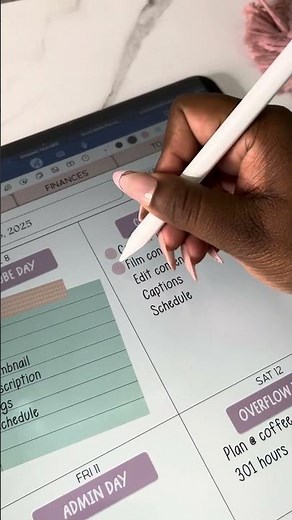 iPad plan with me 📝 Goodnotes planner