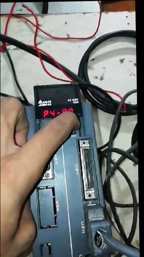 How to run jog mode Delta A2 Servo motor and Drive #youtubeshorts