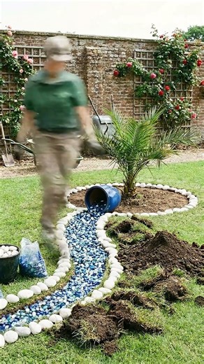 DIY Backyard Makeover: Creative "Spilled Pot" Garden Idea! 🌴✨