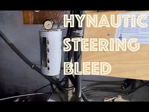 MV Thirsty Whale, 1984 Chris Craft Catalina 381, Filling, Pressurizing, & Bleeding Hynautic Steering