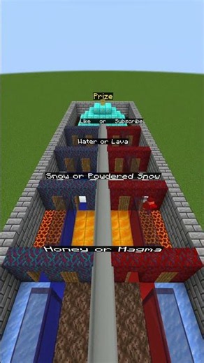 Team LIKE vs Team SUBSCRIBE in Minecraft! 👇