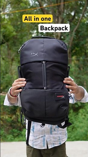 The Only Bag You’ll Ever Need – HyperX Knight All in One Backpack 🔥 #shorts
