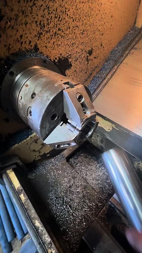 #Machining #Stainless #steel #Asmr #CNC #lathe #fyp