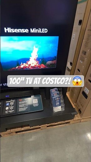 HISENSE 100” MINI LED TV at Costco?! 😱 Biggest Screen EVER + INSANE Picture Quality!