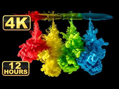 4K Abstract Liquids! V - 10! 12 Hours of Calming 4K Abstract Liquids for the ULTIMATE Meditation