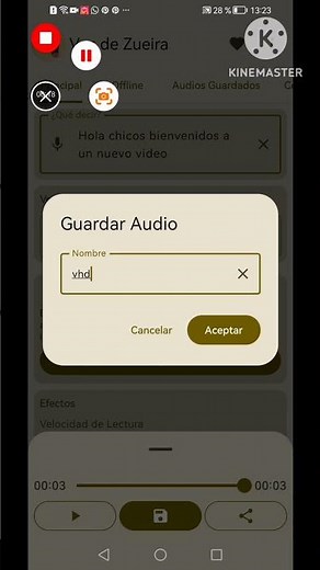 TUTO on how to put your AI voice of Zueira voice in Kinemaster