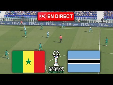 EN DIRECT : SENEGAL vs BOTSWANA - Ligue des Nations CAF 25/26 | Jeu vidéo de simulation PES 21