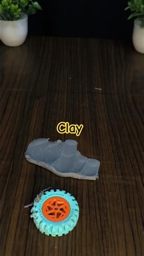 making eraser tyre clay and slim #shorts #erasertyre #entertainment