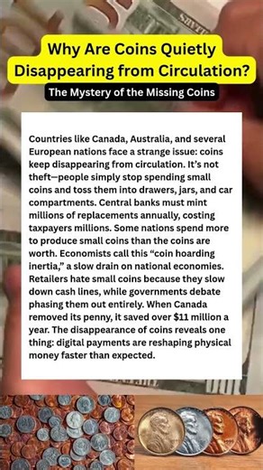 Why Are Coins Quietly Disappearing From Circulation #shorts