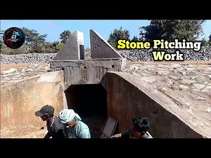 What is Stone Pitching | Process of Stone boulder Pitching | Slope Protection