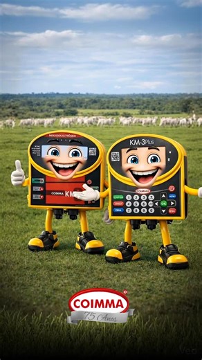 COIMMA - Pecuária & Indústria on Instagram: "Sim… a gente também caiu na trend do momento 😂🔥 Mas aqui a tendência é outra: mais controle, mais dados e mais resultado no manejo. 📌 KM3 PLUS: touch colorido + estatísticas (peso total/médio, ganho de peso, previsão de abate, arroba) + gráfico + Bluetooth + USB. 📌 KM3 N: simples, resistente (IP65) e direto ao ponto, com Bluetooth pro app COIMMA Pec. Trend a gente faz… mas o que a gente ama é ver o lote evoluir 😎📈🐂 #COIMMA #KM3Plus #KM3N #COIMM
