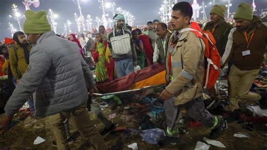 Dozens killed in India's Kumbh festival stampede