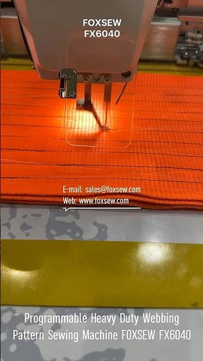 Programmable Heavy Duty Webbing Pattern Sewing Machine
