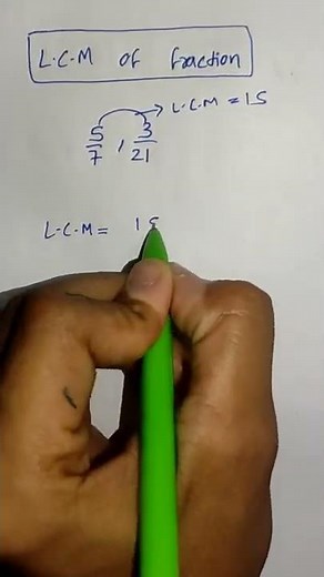 Trick For Fraction LCM(see description)