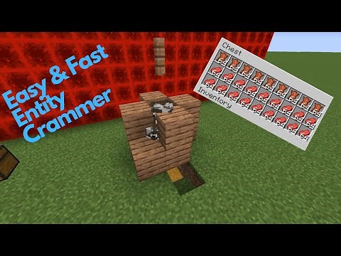 How To Make An Entity Crammer - Tutorial | Minecraft