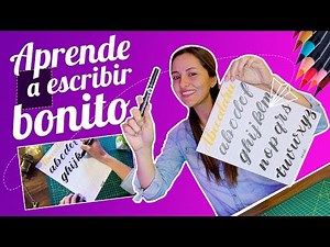 Escribamos el abecedario completo con ¿Lettering o Caligrafía? Tutorial para principiantes