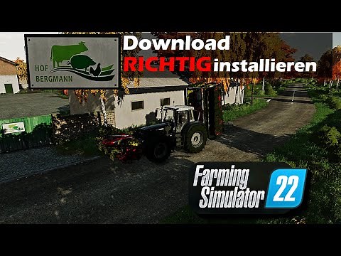 LS22 Hof Bergmann Download | Unpack and install CORRECTLY | Farming Simulator [PC Top Map]