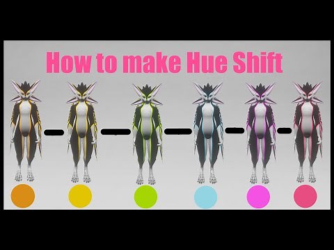 How to make Hue Shift (Emission Color Change) VRChat Tutorial 2022