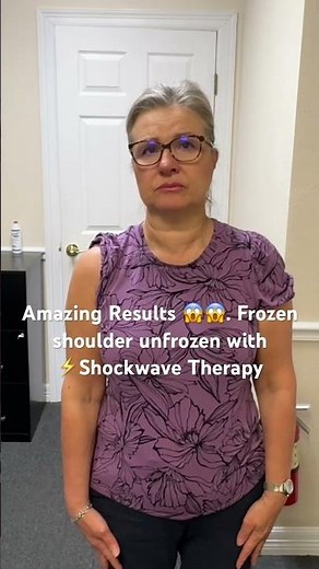Instant Relief! Shockwave Therapy for Frozen Shoulder ⚡️