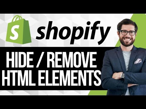 How to Hide or Remove HTML Elements on Shopify Store