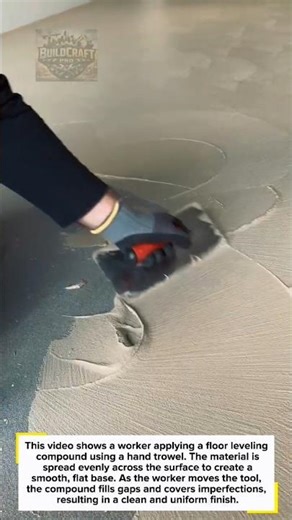 Smooth Floor Leveling Tool in Action #construction #flooring #diy
