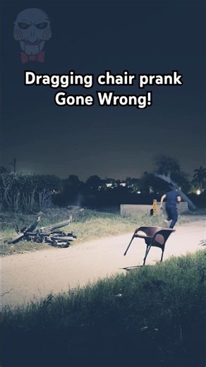 Chair Prank Gone Wrong #viral #funny #comedy #halloween #scary #shorts #entertainment