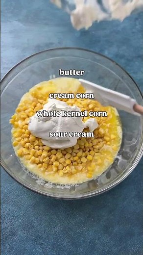 Old fashioned 5 ingredient corn casserole with jiffy mix!
