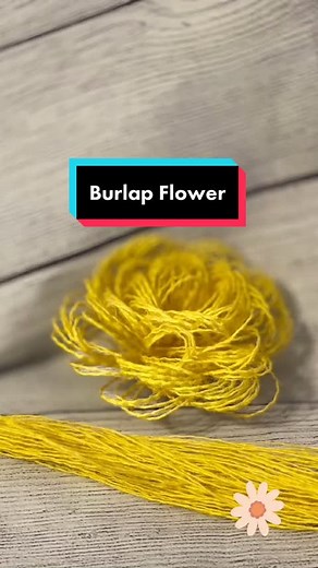DIY Burlap Flower Tutorial
