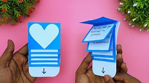 1M views · 2.8K reactions | DIY scrapbook making ideas - Paper gift card making ideas for fathers day - Paper surprise card making #Crafts #GiftCards #GreetingsCard | Entertaining Arts | Facebook