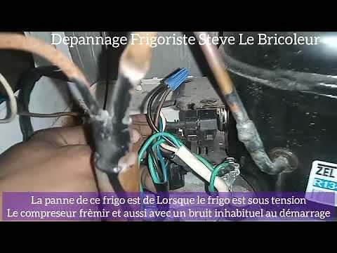 Comment reparer un frigo qui ne fait plus froid dont le compresseur fait un bruit au démarrage