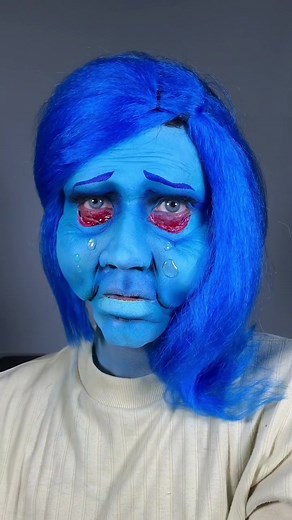 Maquillaje de Tristeza: Transformación Inspirada en Inside Out