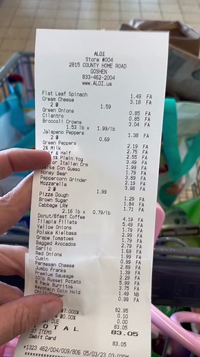Budget-Friendly Grocery Haul for a Family of Three | Aldi Haul