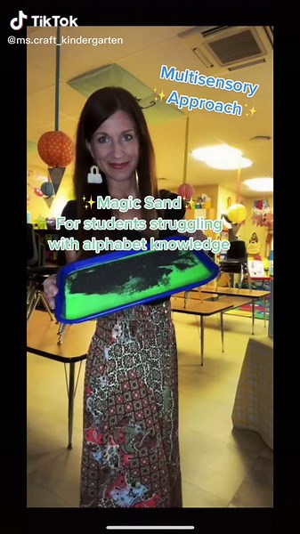 Orton-Gillingham Multisensory Approach with Magic Sand