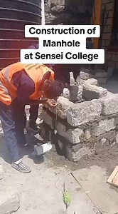 This is how you master Masonry! 🧱 Get hands-on training in real-world projects like manhole construction as part of our Building Department courses (Masonry, Plumbing, Surveying). Build your future with us. Enroll today: 0729 891 301. #BuildingConstruction #Masonry #HandsOnTraining #Manhole #SenseiCollege | Sensei College