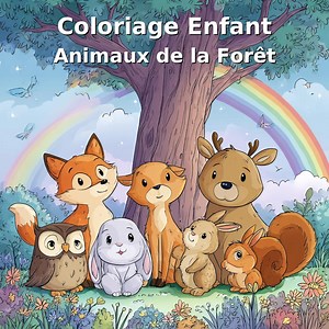 Forest Animals Coloring Pages | Printable PDF for Children - Etsy