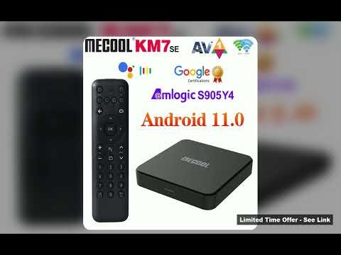 Mecool KM7 SE TV Box Android 11 ATV Google Certified LPDDR4 2GB RAM 32GB 4K Dual Wifi BT51 Support A