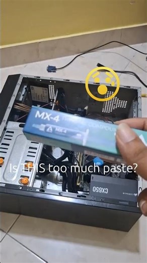 Testing MX-4 thermal paste #shorts #pcmr #pcbuild