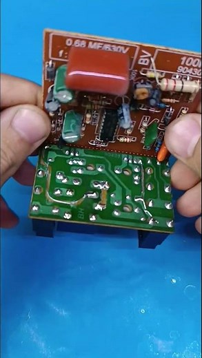 Phase Controller Repair - Burnt Relay & PCB Damage Fix! ⚡🔧 #Shorts