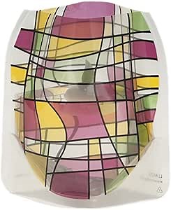 MODGY Luminary Lanterns Candle Holder Decorative Indoor Outdoor Decor, Plastic Candle Lantern Lamps for Wedding Table Centerpiece Porch 4-Pack, with Flameless Floating LED Candles Padre