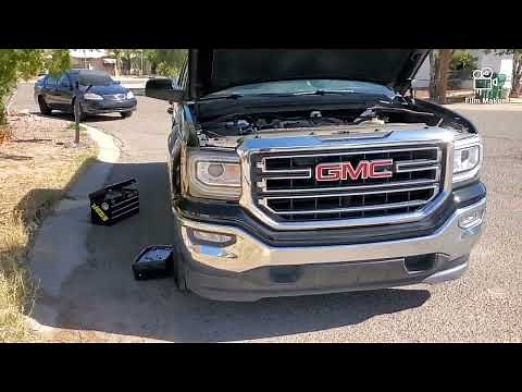 2017 GMC Sierra oil change. Daily driver maintenance.