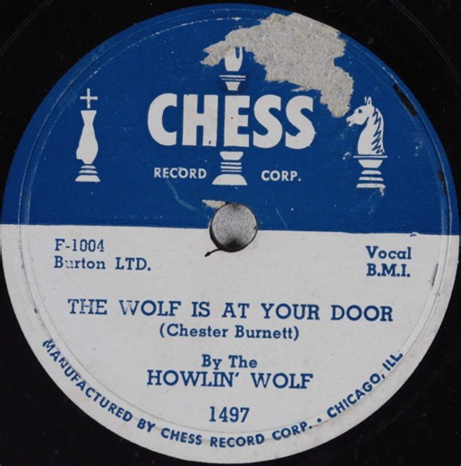 The Howlin' Wolf – The Wolf Is At Your Door / Howlin' Wolf Boogie (1952, Vinyl)